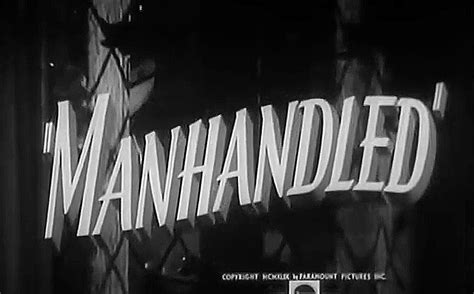 Manhandled: Ein Film Noir-Meisterwerk aus den Zwanzigern voller düsterer Intrigen und rasanten Verfolgungsjagden!